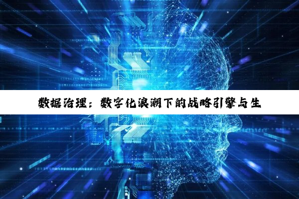 数据治理：数字化浪潮下的战略引擎与生态基石